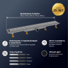 Душевой лоток Paini Line 750 CH750L