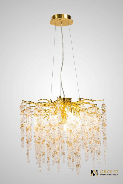 Подвесная люстра AM-Group DIAMAND DIAMAND D600 Gold