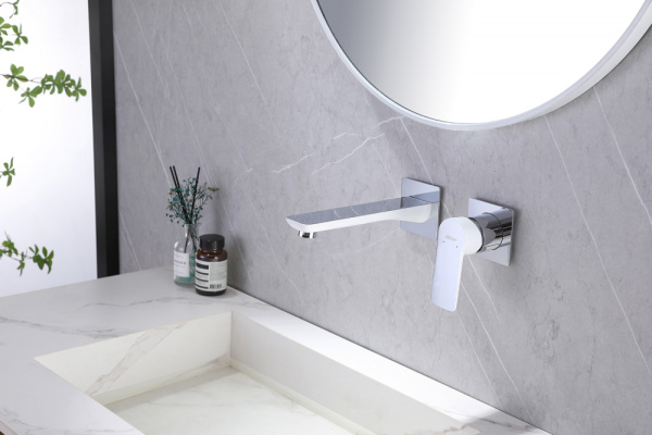 Смеситель для раковины Abber Weiss Insel AF8082B черный матовый