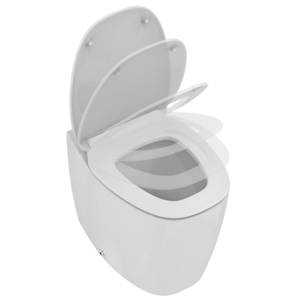 Унитаз-соло Ideal Standard Dea T349101 безободковый с сиденьем микролифт