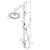 Душевая система Damixa Scandinavian Pure 936000300