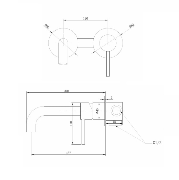 Смеситель для раковины Abber Wasser Kreis AF8112NG никель