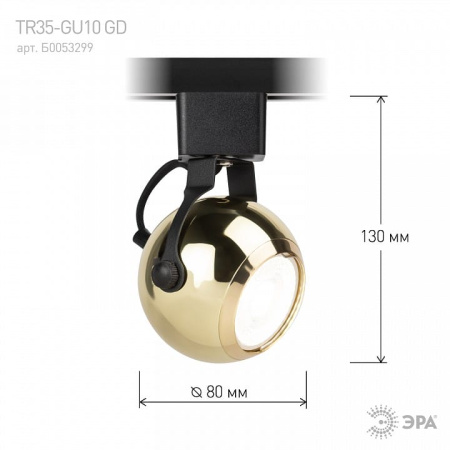 Светильник на штанге Эра  TR35-GU10 GD