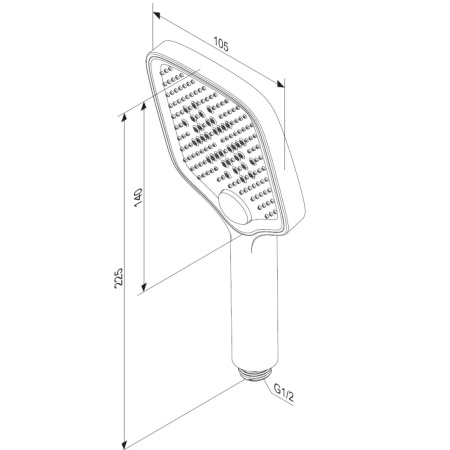 Душевая лейка Damixa Gala 953020000