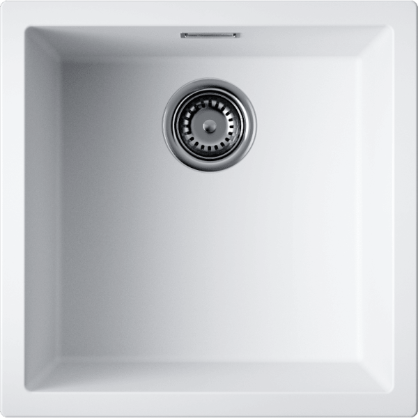 Кухонная мойка Omoikiri Yamakawa 45T-U/I 4993310 белая матовая