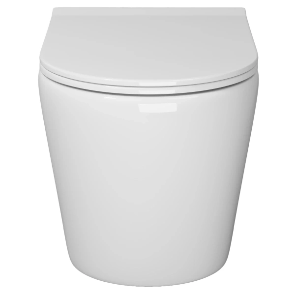 Унитаз подвесной Grossman GR-4478S безободковый, с сиденьем микролифт, белый