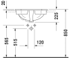 Раковина Duravit 1930 0476580000