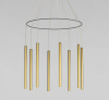 Подвесная люстра Eurosvet  301101 LED латунь
