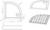 Экран для поддона Cezares TRAY-M-R-80-SCR