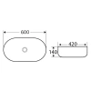 Раковина 60x42 см BelBagno BB1084-H316