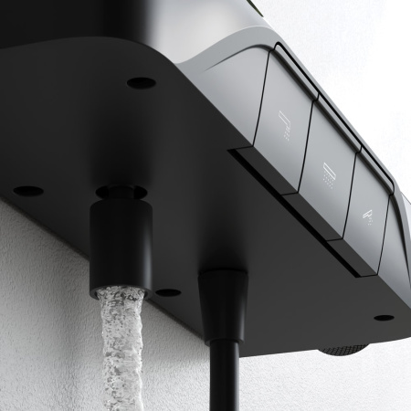 Душевая стойка AM.PM Func F078F722 черный матовый