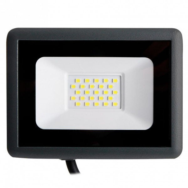 Настенно-потолочный прожектор Jazzway  СДО-10 20w 6500K GR IP65