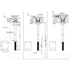 Смеситель для раковины Gessi 316 54224#239 матовая сталь