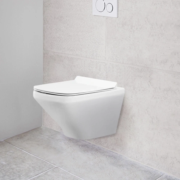 Унитаз подвесной Vincea Neo-M VT1-17 безободковый, с сиденьем микролифт, белый