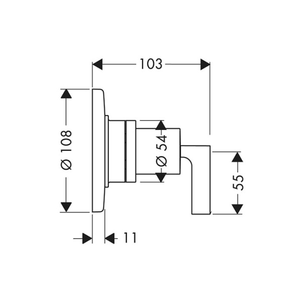 Запорный вентиль Axor Citterio 39920000