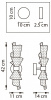 Бра Lightstar Acrile 737672