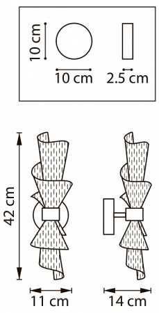 Бра Lightstar Acrile 737672