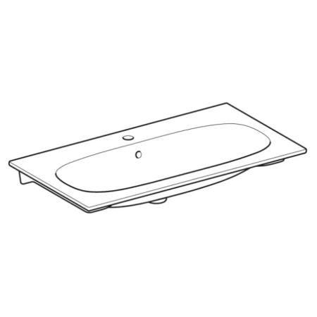 Раковина 90x48 см Geberit Acanto 500.642.01.2