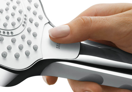 Душевая лейка Hansgrohe Croma Select E Multi EcoSmart 26811400 хром/белый