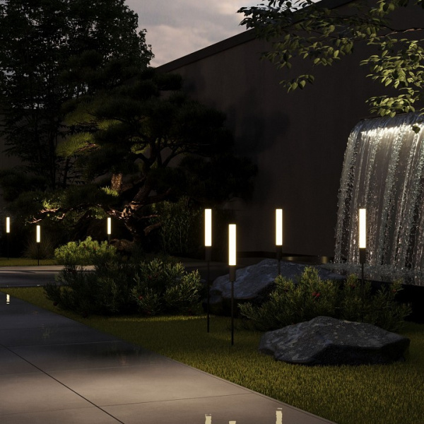 Наземный низкий светильник Elektrostandard Invi a069445