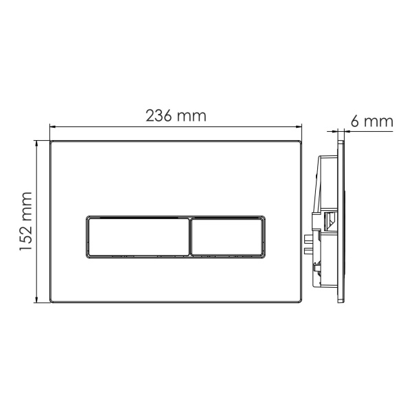 Инсталляция для унитаза WasserKRAFT 10TLT.010.ME.PG03 с клавишей золото
