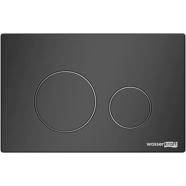 Инсталляция для унитаза WasserKRAFT Glan 66 66TLT.010.ME.WH.MB02 с кнопкой смыва, черный матовый