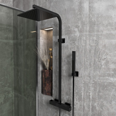 Душевая система Paini Dax-R 84PZ689TH с термостатом