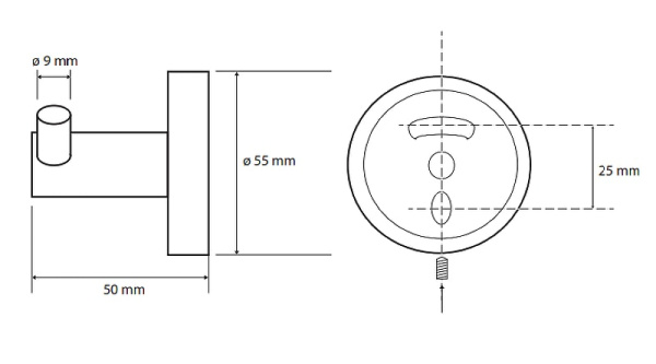 Крючок Bemeta Omega 104106032