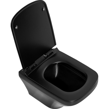 Подвесной унитаз BelBagno Sela BB3201CHR-MB черный матовый