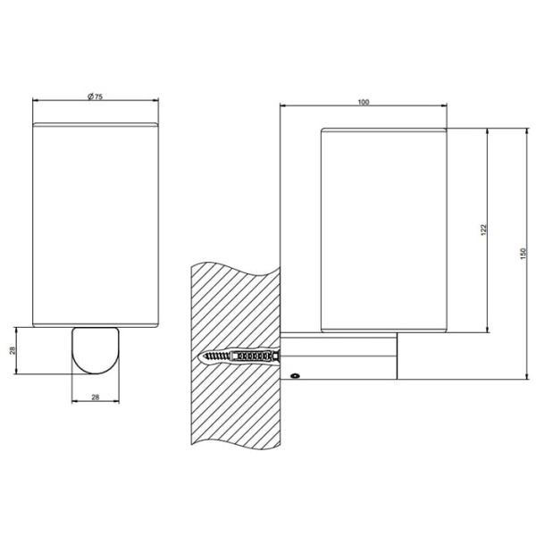 Стакан Gessi Rilievo 59508#031