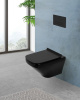 Подвесной унитаз BelBagno Sela BB3201CHR-MB черный матовый
