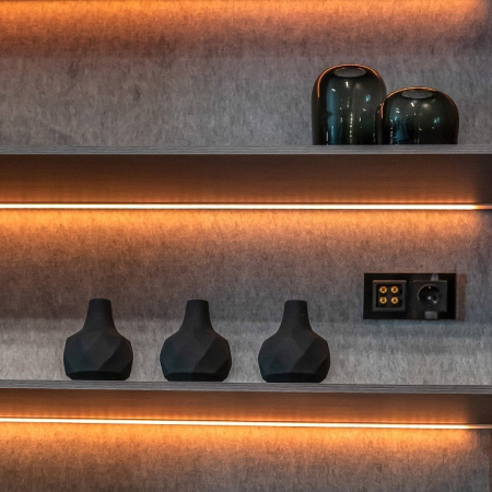 Розетка акустическая без рамки Werkel черный матовый W1185008