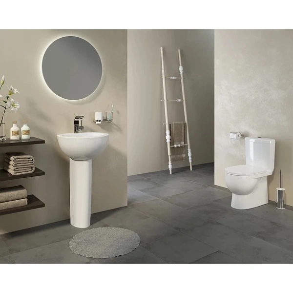 Унитаз-компакт с сиденьем микролифт Sanita Luxe Art WC.CC/Art/2-DM/WHT.G/S1