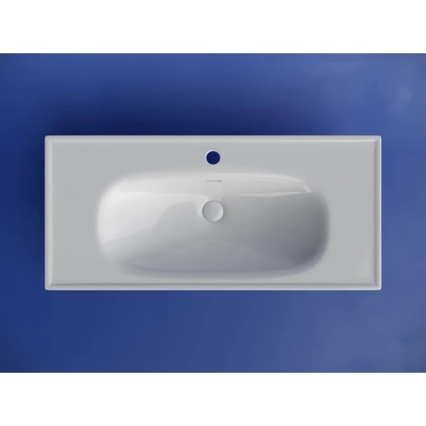 Раковина Ceramica Nova Sabo CN13003 100,5x46 см, накладная, белый