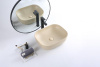 Раковина накладная BelBagno BB1302-H316 бежевая матовая