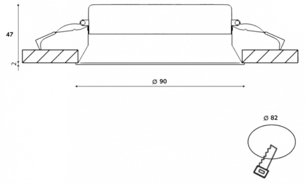 Встраиваемый светильник DesignLed WL-BQ 00-00003122
