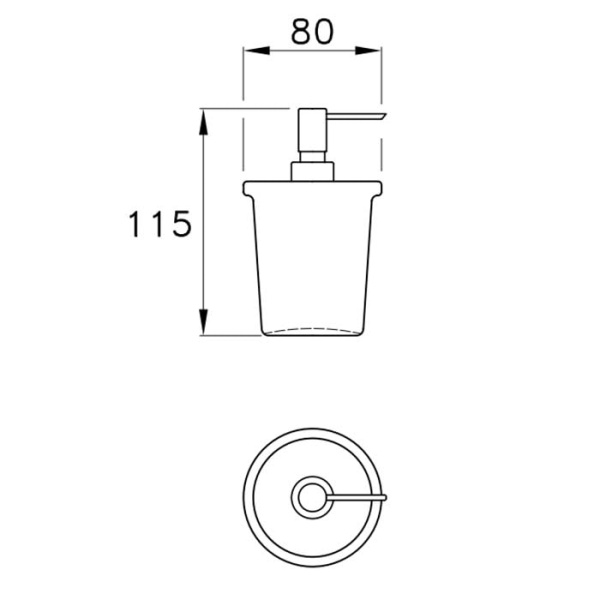 Дозатор Stella Lucilla LL 10009 CR00