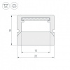 Профиль Arlight WPH-FLOOR22-2000 023290