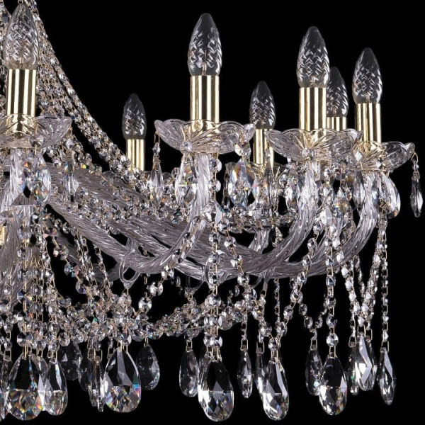 Подвесная люстра Bohemia Ivele Crystal 1413 1413/16/400/G