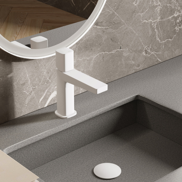 Смеситель для раковины WasserKRAFT Saale 9503 белый