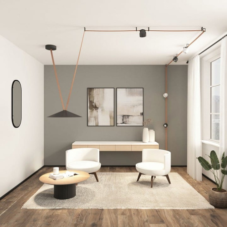 Накладной светильник Denkirs Belty Flow DK5668-BK