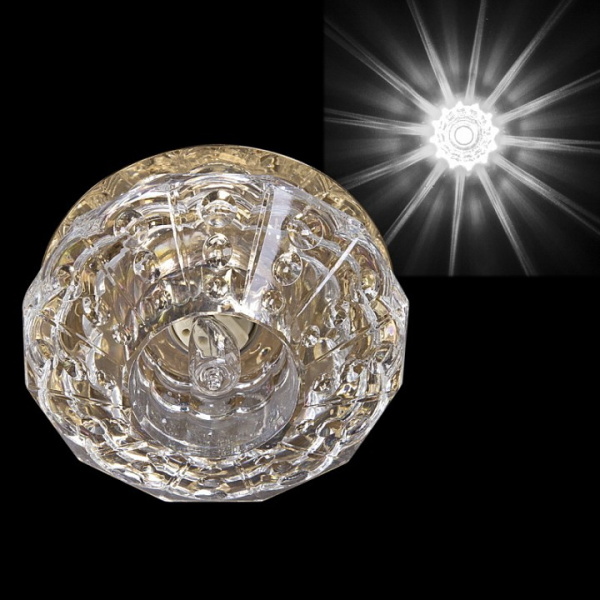 Встраиваемый светильник Sneha 7192/H G9 GD