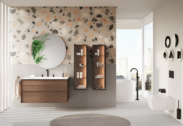 Тумба с раковиной Vitra Metropole Edge 120 67157 грецкий орех