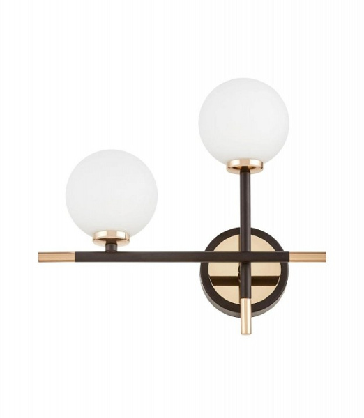 Бра LUMINA DECO Marsiada LDW 6033N-2 BK+FGD