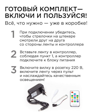Комплект с лентой светодиодной Apeyron Electrics  10-97