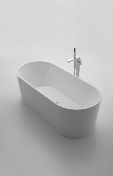Акриловая ванна BelBagno 160x75 BB71-1600-W0 без перелива