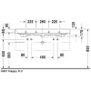 Раковина 120x50,5 см Duravit Happy D.2 2318120024