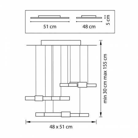 Подвесной светильник Lightstar Favo 750222