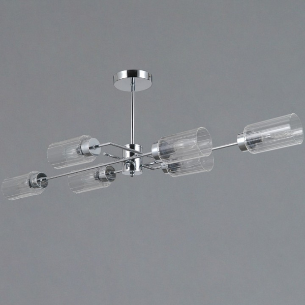 Люстра на штанге ILLUMICO NAPLES IL0734-6ASQ-25 CR NAPLES