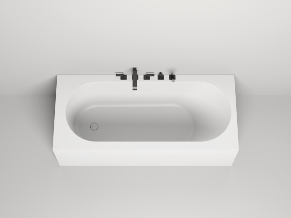 Ванна из искусственного камня Salini Fabia 180x80 102612MF покраска по RAL полностью